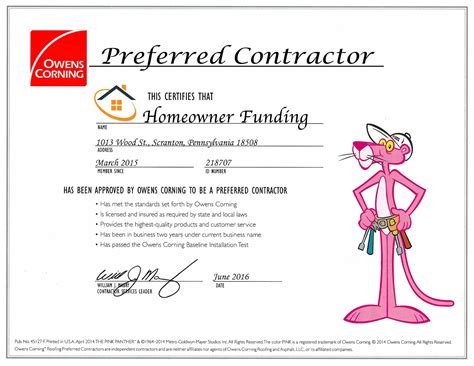 owens corning certification|Your Questions Answered